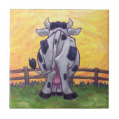 牛の贈り物とアクセサリ タイル (正面)