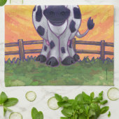 牛の贈り物&アクセサリー キッチンタオル (折り畳み)