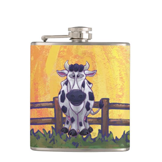牛の贈り物&アクセサリー フラスク (正面)