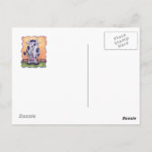 牛の贈り物&アクセサリー ポストカード (裏面)