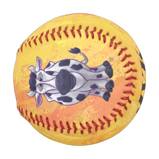 牛の贈り物&アクセサリー 野球ボール (正面右)