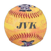 牛の贈り物&アクセサリー 野球ボール (裏面)