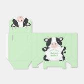 牛の赤ちゃんシャワーグリーン フェイバーボックス (折り畳みなし)