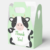 牛の赤ちゃんシャワーグリーン フェイバーボックス (オープン)