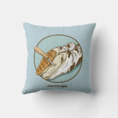 牛の蹄のトリミング クッション (裏面)