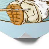 牛の蹄のトリミング ポスター (角)