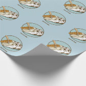 牛の蹄のトリミング ラッピングペーパー (角)