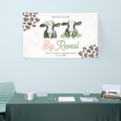 牛の農場の性別が大きなバナーを明らかにする 横断幕 (トレードショー)