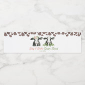 牛の農場の性別が水の瓶ラベルを明らかにする ペットボトルラベル (シングルラベル)