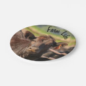牛の農場の生活 ペーパープレート (アングル)