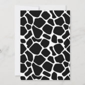 牛の農場の納屋周囲の庭誕生日の招待 招待状 (裏面)