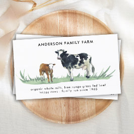 牛の農場フリーレンジ牛肉乳製品QRコード 名刺