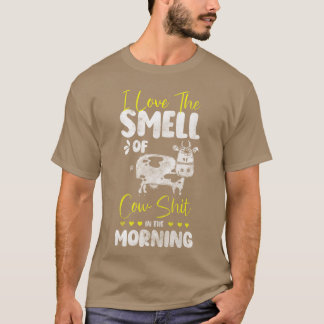 牛の農場 動物 モーモー 農家の家族 Tシャツ