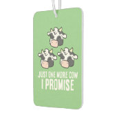 牛の農家私は牛を約束するだけ1つの牛 カーエアーフレッシュナー (左)