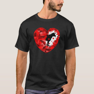 牛の農家 Tシャツ