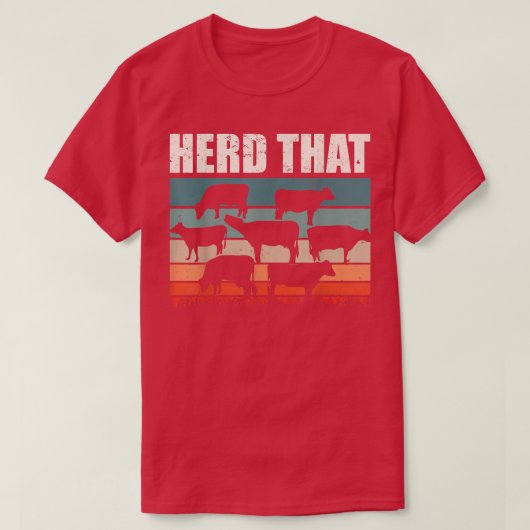 牛の農業I牛の農業農家プンイヘルトタ Tシャツ (デザイン正面)