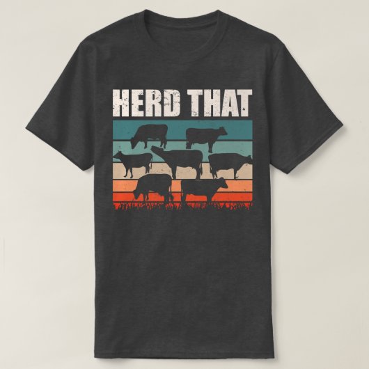 牛の農業I牛の農業農家プンイヘルトタ Tシャツ (デザイン正面)
