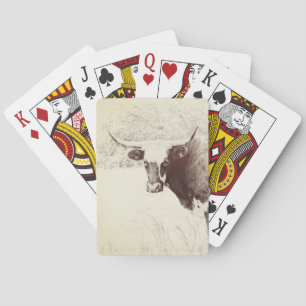 牛の遊カードオリジナル写真牛 トランプ