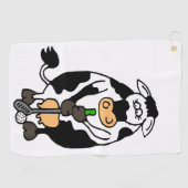 牛の遊ゴルフ ゴルフタオル (横)