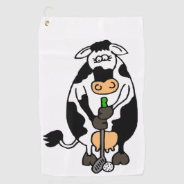 牛の遊ゴルフ ゴルフタオル