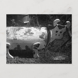 牛の郵便箱 ポストカード