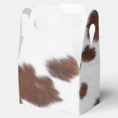 牛の隠れ茶色の白いビーフボックス フェイバーボックス (オープン)