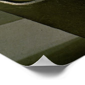 牛の頭とモンツ神の像f ポスター (角)