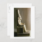 牛の頭とモンツ神の像f ポストカード (正面/裏面)