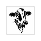 牛の頭のゴムスタンプ ラバースタンプ (インプリント)