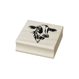 牛の頭のゴムスタンプ ラバースタンプ