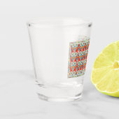 牛の頭のパターン – 古代エジプトの芸術 ショットグラス (左)