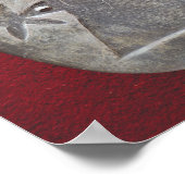 牛の頭部パレット ポスター (角)