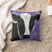 牛の顔とお尻 クッション (ブランケット)