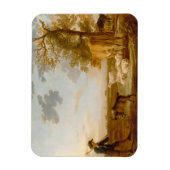 牛の風景Aelbert Cuyp マグネット (縦)