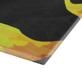 牛の黒と虹の贈り物 カッティングボード (角)