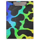 牛の黒と虹の贈り物 クリップボード (正面)