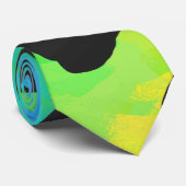 牛の黒と虹の贈り物 ネクタイ (ロール)