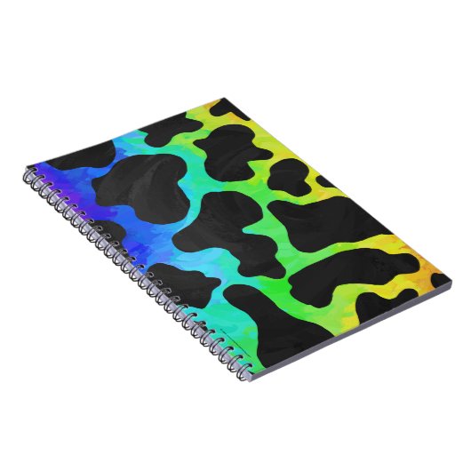 牛の黒と虹の贈り物 ノートブック (右側)