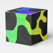 牛の黒と虹の贈り物 フェイバーボックス (正面サイド)