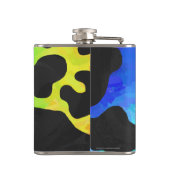 牛の黒と虹の贈り物 フラスク (裏面)