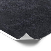 牛の黒板の外観を切る肉屋ガイド ポスター (角)