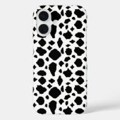 牛の黒白模様 Case-Mate iPhoneケース (裏面)