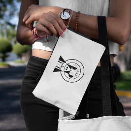 牛の〔占星術の〕十二宮図 – 幾何学記号 アクセサリーポーチ