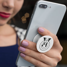 牛の〔占星術の〕十二宮図 – 幾何学記号 ポップソケット