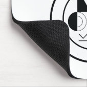 牛の〔占星術の〕十二宮図- Ushi Geometric Desk Accessory マウスパッド (コーナー)