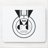 牛の〔占星術の〕十二宮図- Ushi Geometric Desk Accessory マウスパッド (正面)