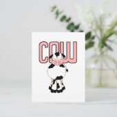 牛のTシャツとギフト ポストカード (スタンド正面)