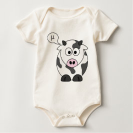 牛はμを言います ベビーボディスーツ