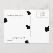 牛はがきを移動する 案内ポストカード (裏面)