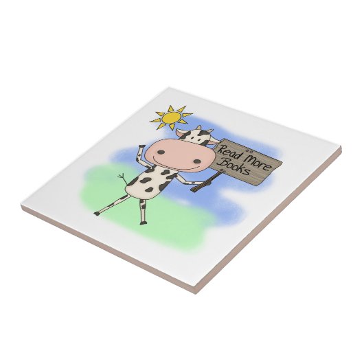 牛はより多くの本を読みました タイル (側面)